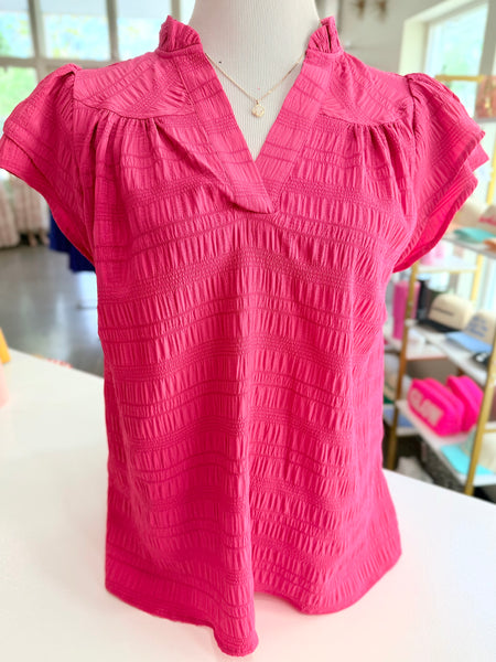 Easy Charm Blouse - Pink