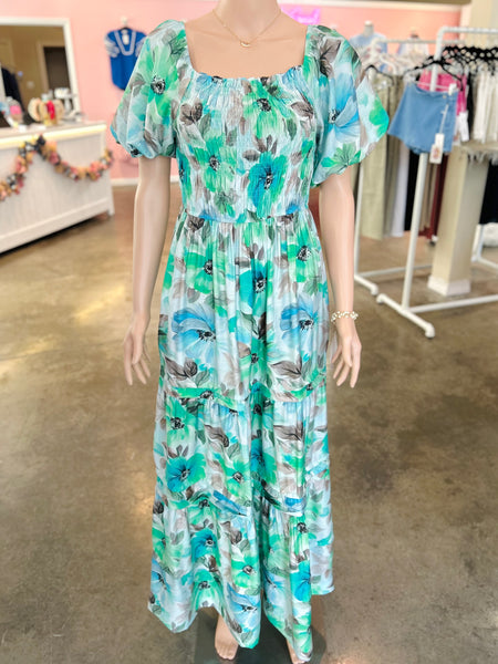 Flawless Florals Maxi Dress