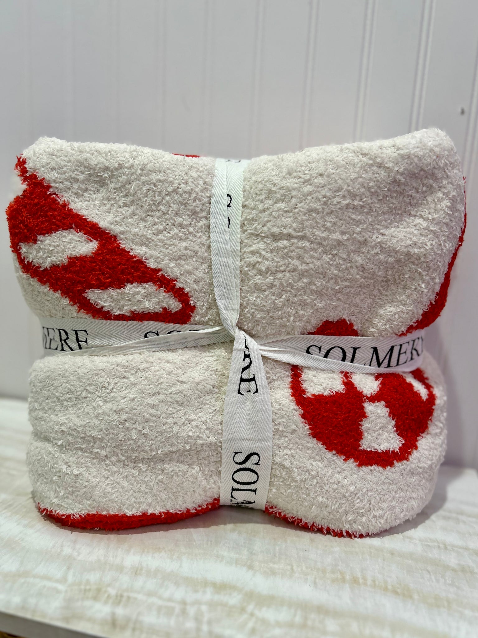 Candy Cane Comfort Blanket