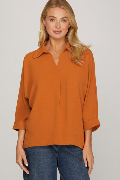 Express Yourself Top - Caramel