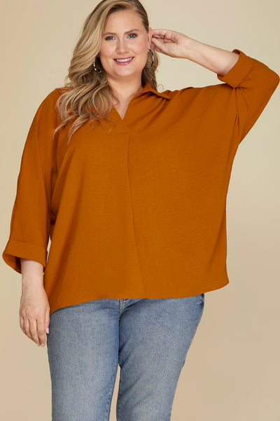 Express Yourself Top - Caramel