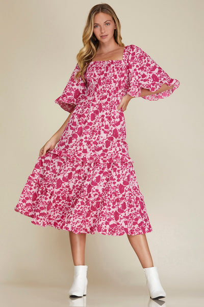 Sweet Serenade Dress - Pink
