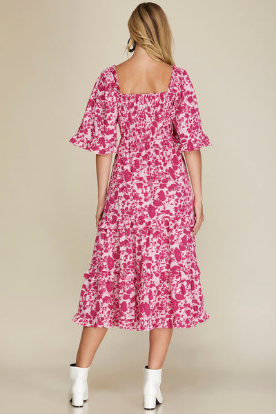 Sweet Serenade Dress - Pink