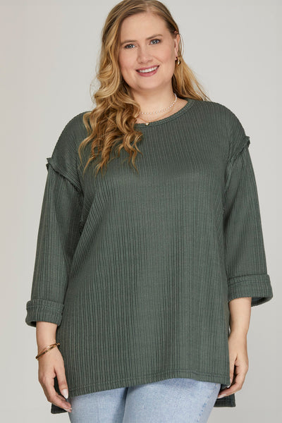 Casual Crush Top - Slate