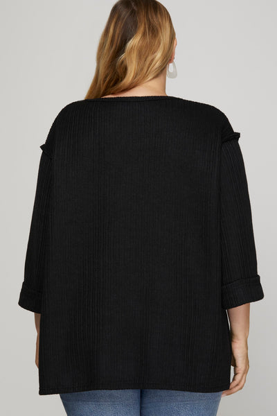 Casual Crush Top - Black