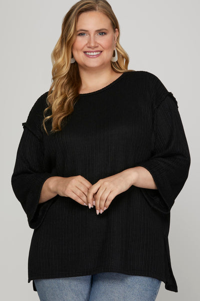 Casual Crush Top - Black