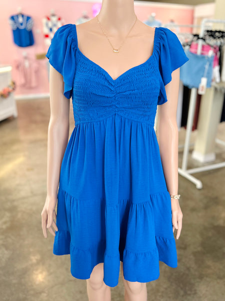 On Island Time Dress - Blue