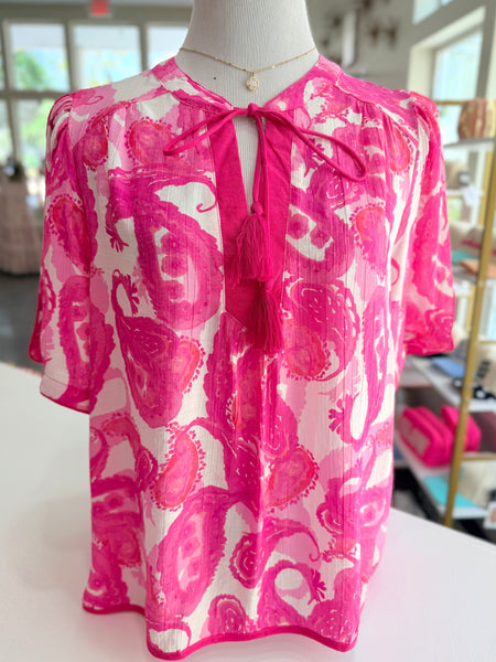 Sweet Escape Blouse - Pink