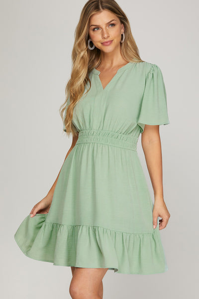Easy Elegance Dress - Sage