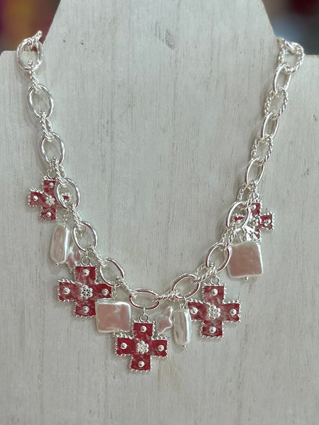 Sacred Pearl Chain - Silver