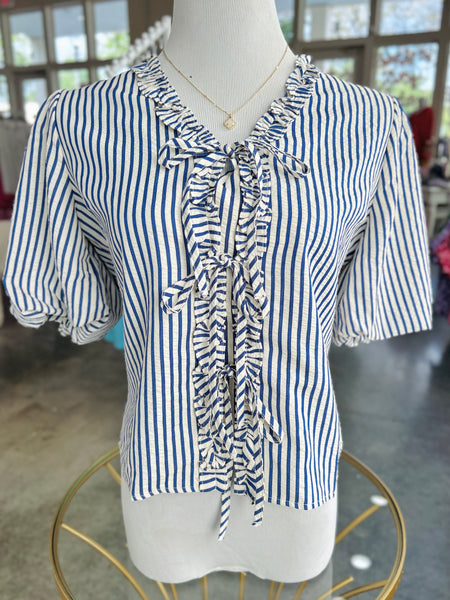 Coastline Club Top - Navy