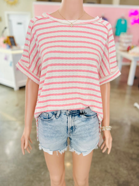 Loving The Sun Denim Shorts - Light Wash