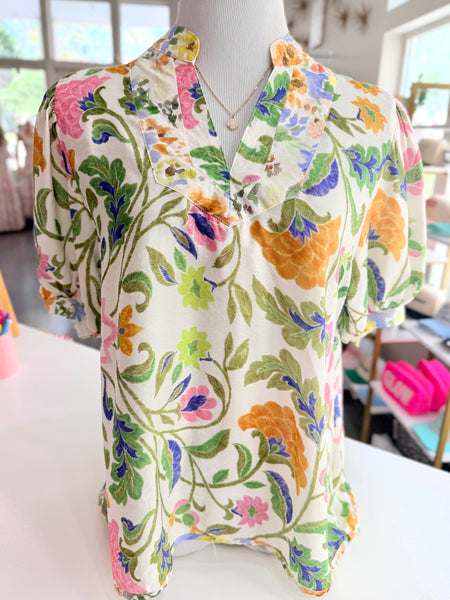 Easy Days Blouse - Green