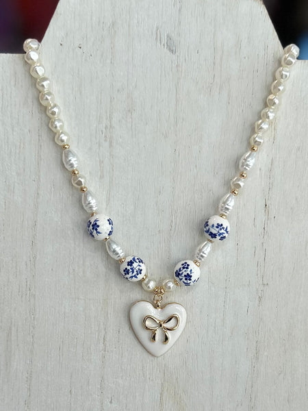 Bow & Bead Bliss - Blue