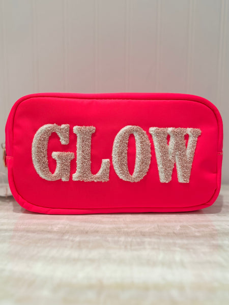Glow Chenille Nylon Pouch