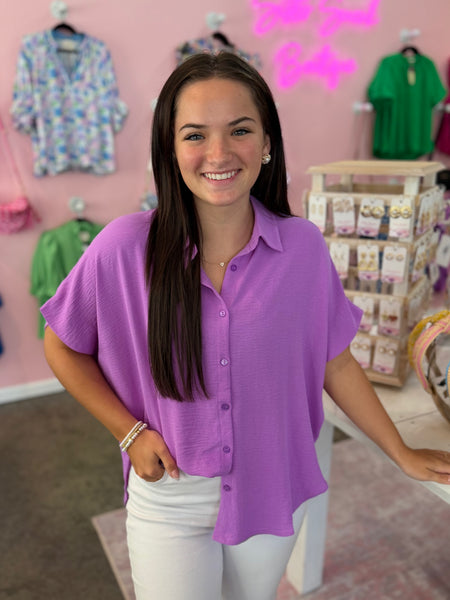 Everyday Classic Top - Lavender