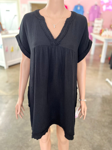 Spring Breeze Dress - Black