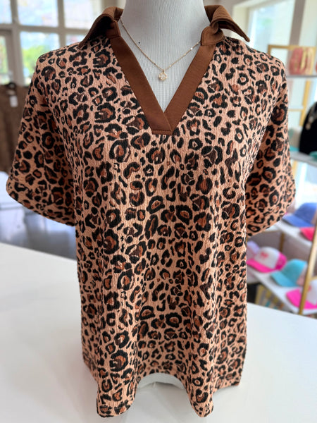 Spotted in Style Top - Leopard