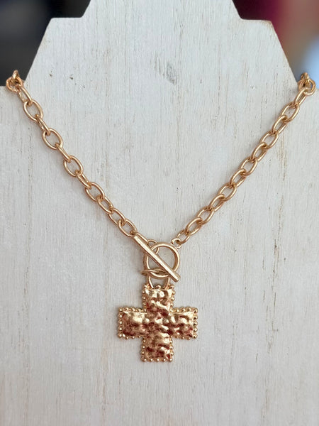 Bold Faith Necklace - Gold