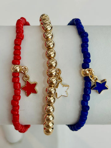 All American Girl Beaded Bracelets