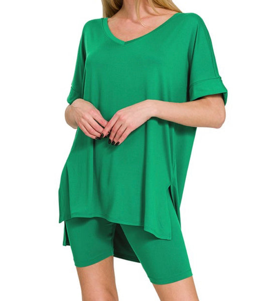 Comfort Is Key Set - Kelly Green