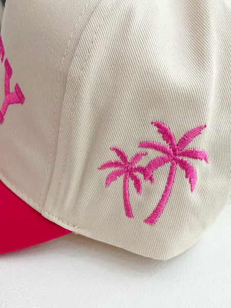 "SALTY" Baseball Cap - Pink