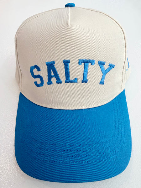 "SALTY" Baseball Cap - Blue