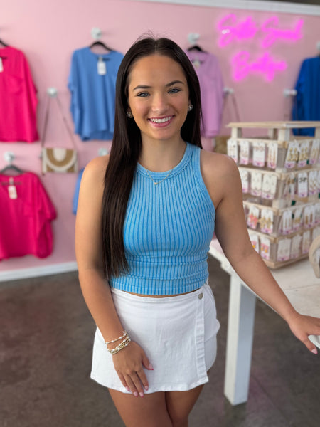 Flawless Fit Tank - Blue