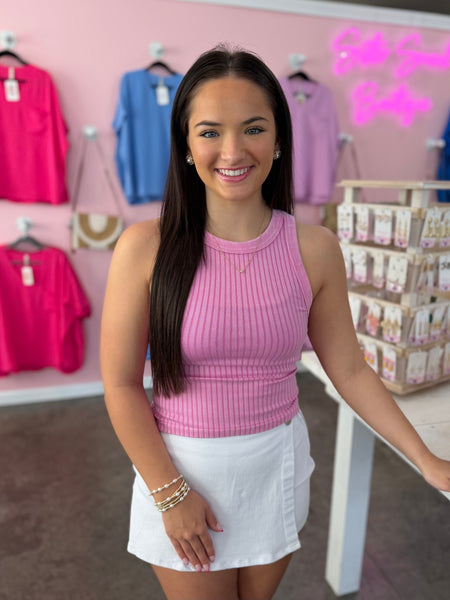 Flawless Fit Tank - Pink