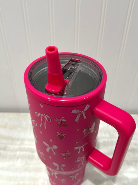 On The Go Tumbler - Bow