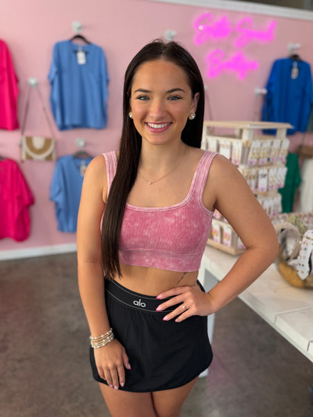 Snatched & Simple Bralette - Pink