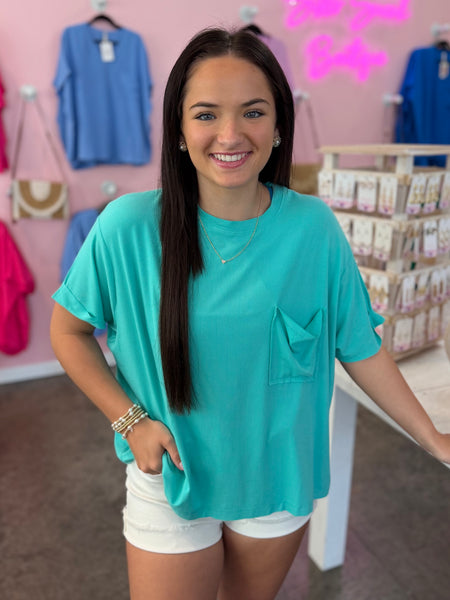Soft Statement Top - Mint