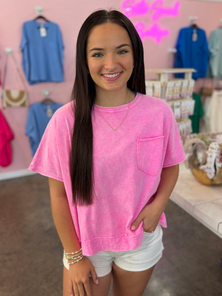 Core Comfort Top - Pink