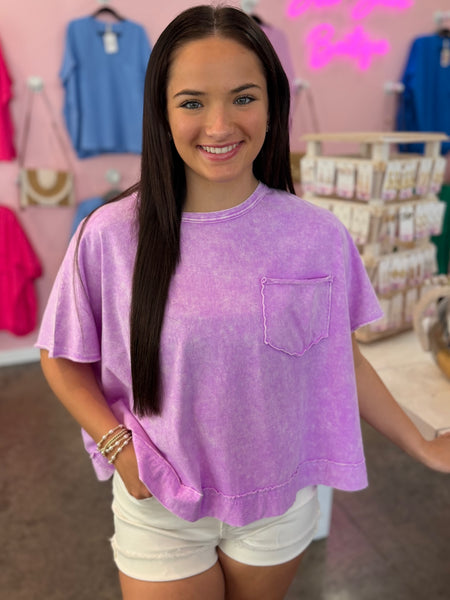 Core Comfort Top - Purple