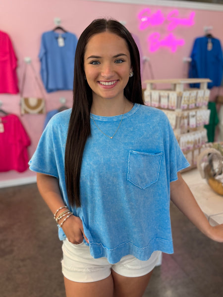 Core Comfort Top - Blue