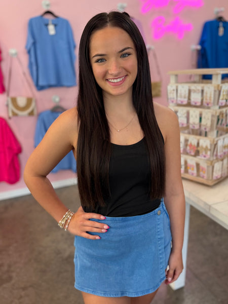 Downtown Denim Skort - Blue