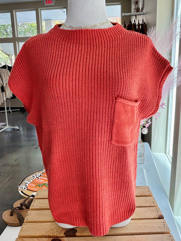 Learn As You Go Sweater - Rust