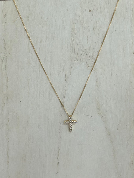 Sparklingly Cross Necklace