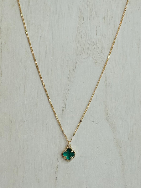 Crystal Glow Necklace - Green
