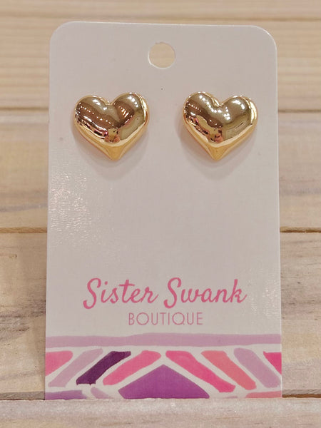 Be Mine Heart Studs