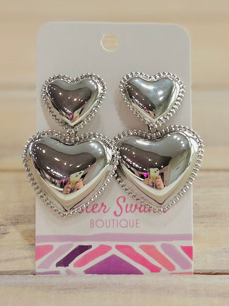 Cloud Nine Heart Earrings