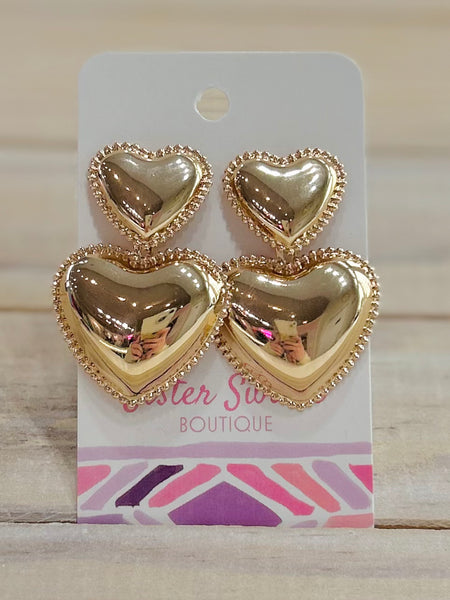 Cloud Nine Heart Earrings
