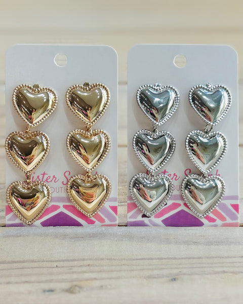 Bold Love Chain Hearts