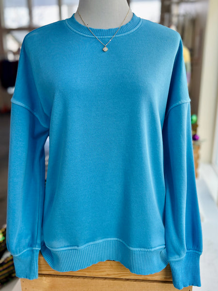 Cloud Nine Pullover - Blue