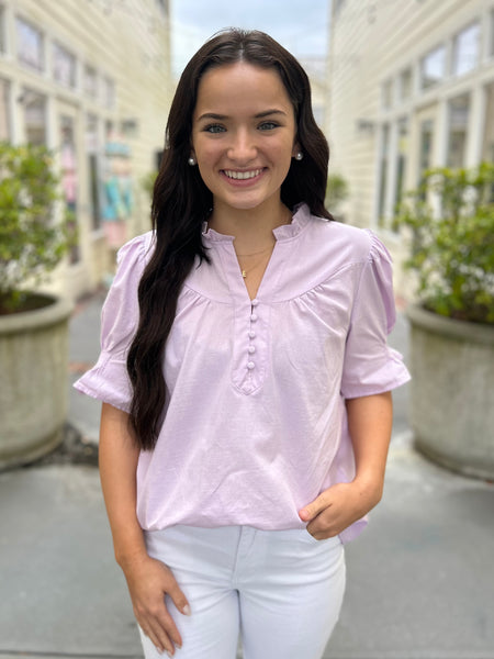 Fresh Air Blouse - Lilac