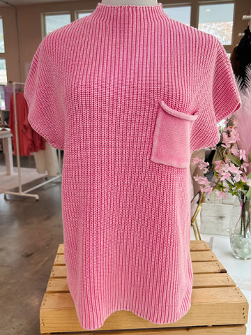 Learn As You Go Sweater - Pink