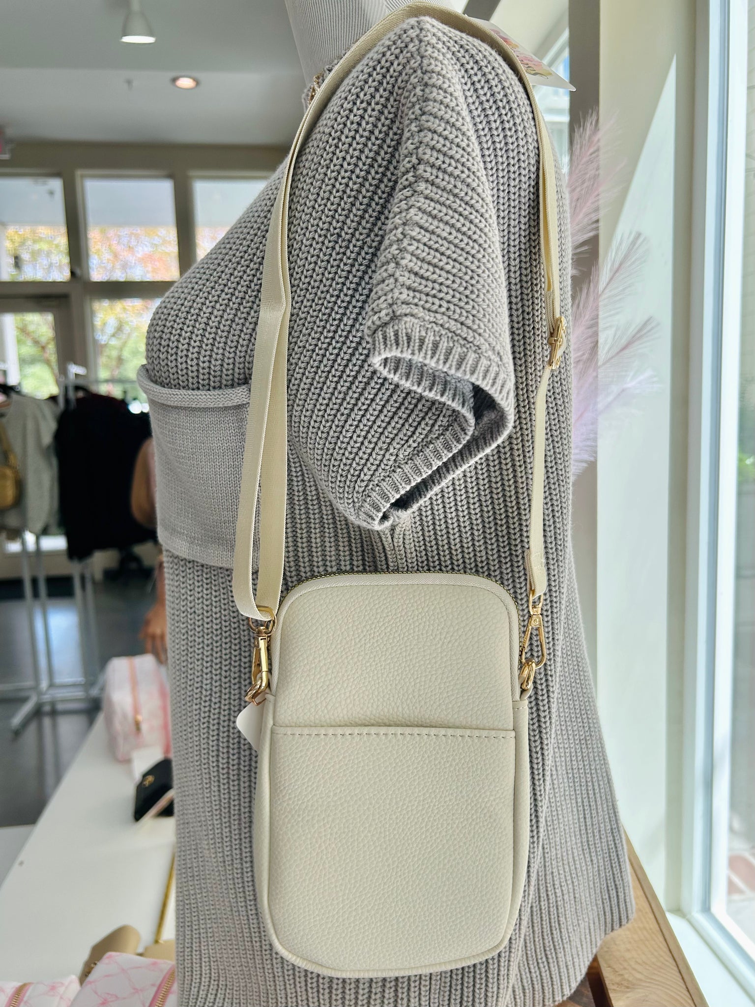 Mini Crossbody Purse - Ivory