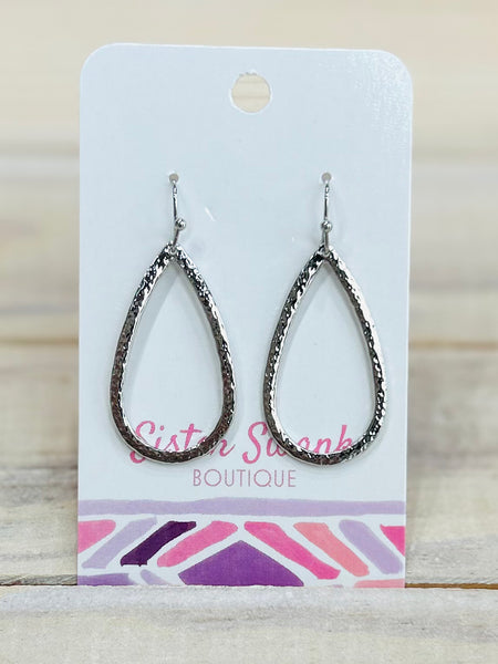 Dainty Drop Delight Earrings - Silver