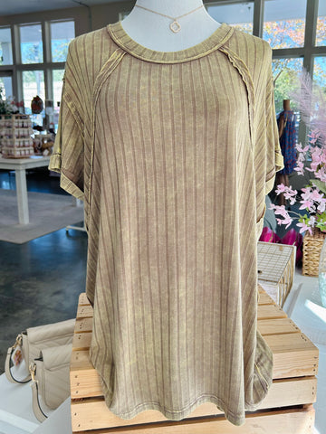 Weekend On The Coast Top - Mocha