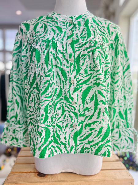 Chic & Charming Blouse - Green